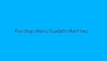 Psicólogo Mario Guadaño Martínez